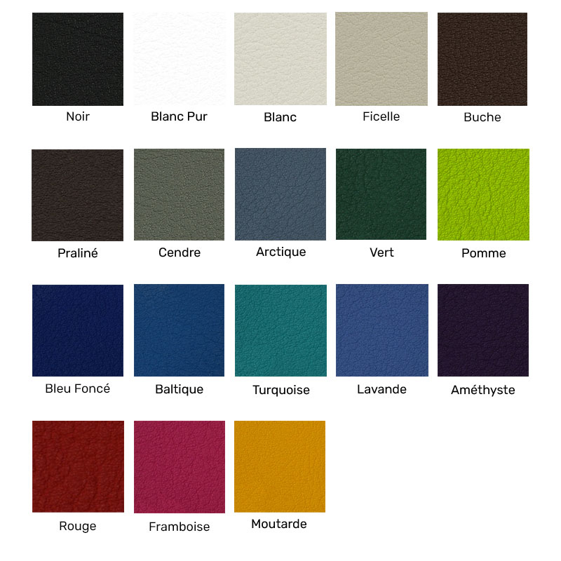 SE-1130 Fauteuil de Soins Esthétiques Électrique - nuancier