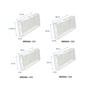 BRANDON Housse de protection pour fauteuils de Coiffure - Dimensions - Malys Equipements