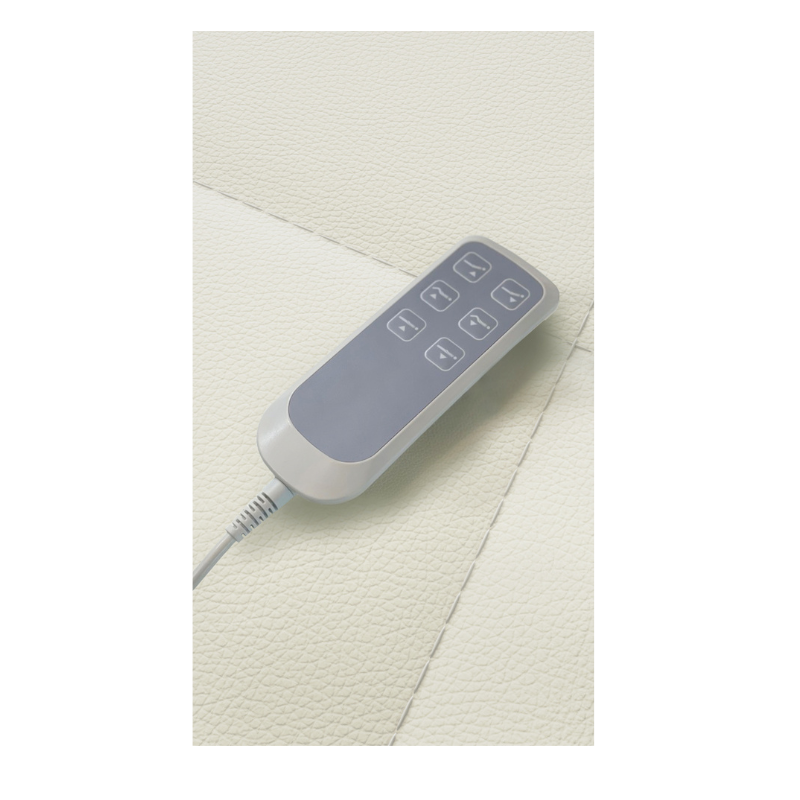 HARMONY Table de Massage et de Soins Électrique Chauffante - Télécommande intégrée - revêtement blanc - Malys Equipements