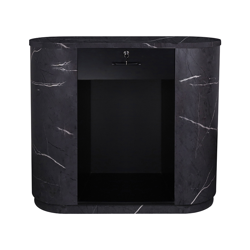 MARBRE BLACK Caisse d'accueil