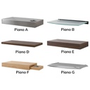 BALTIK ISLAND Coiffeuse centrale 2 places - tablettes - Malys Equipements