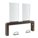 NUBIA 2 2-seater wall-mounted dressing table