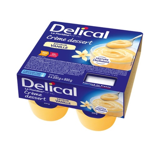 DELICAL Crème HP HC Avec Lactose (la Floridine) - 4 x 125g